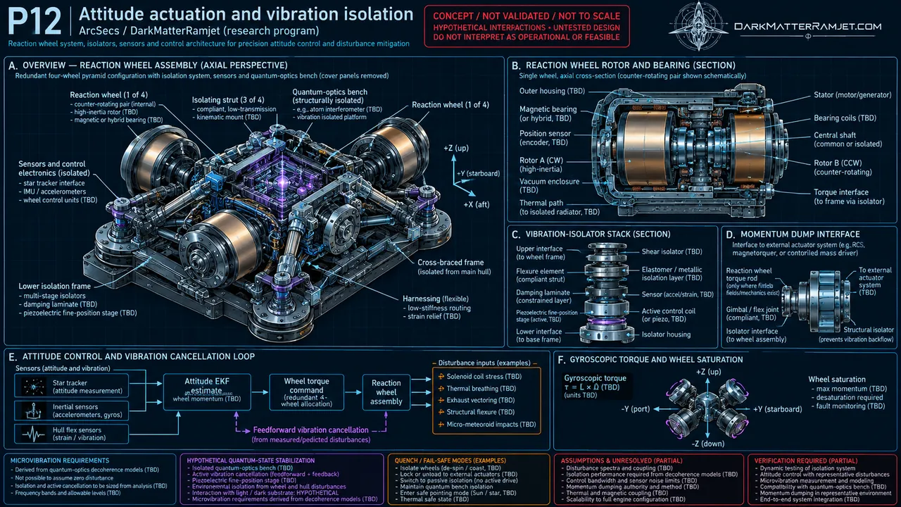 User-supplied engineering concept blueprint: Attitude control and vibration isolation