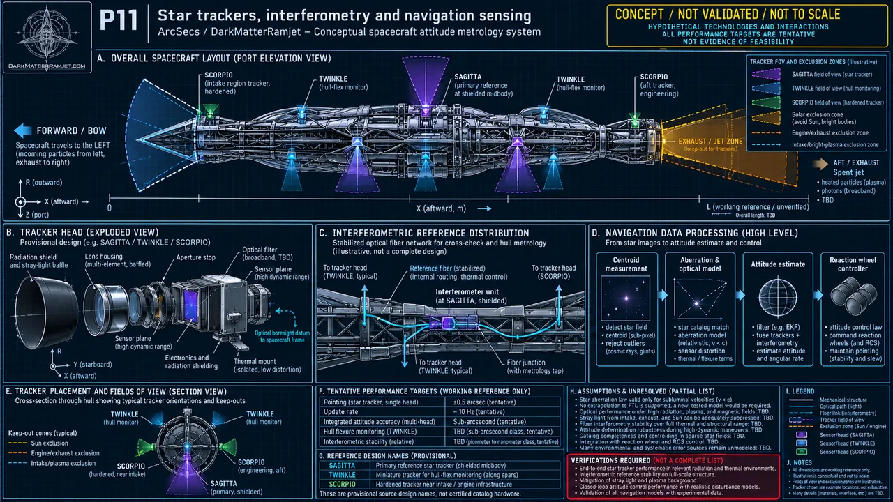 User-supplied engineering concept blueprint: Star trackers, interferometry and navigation sensing